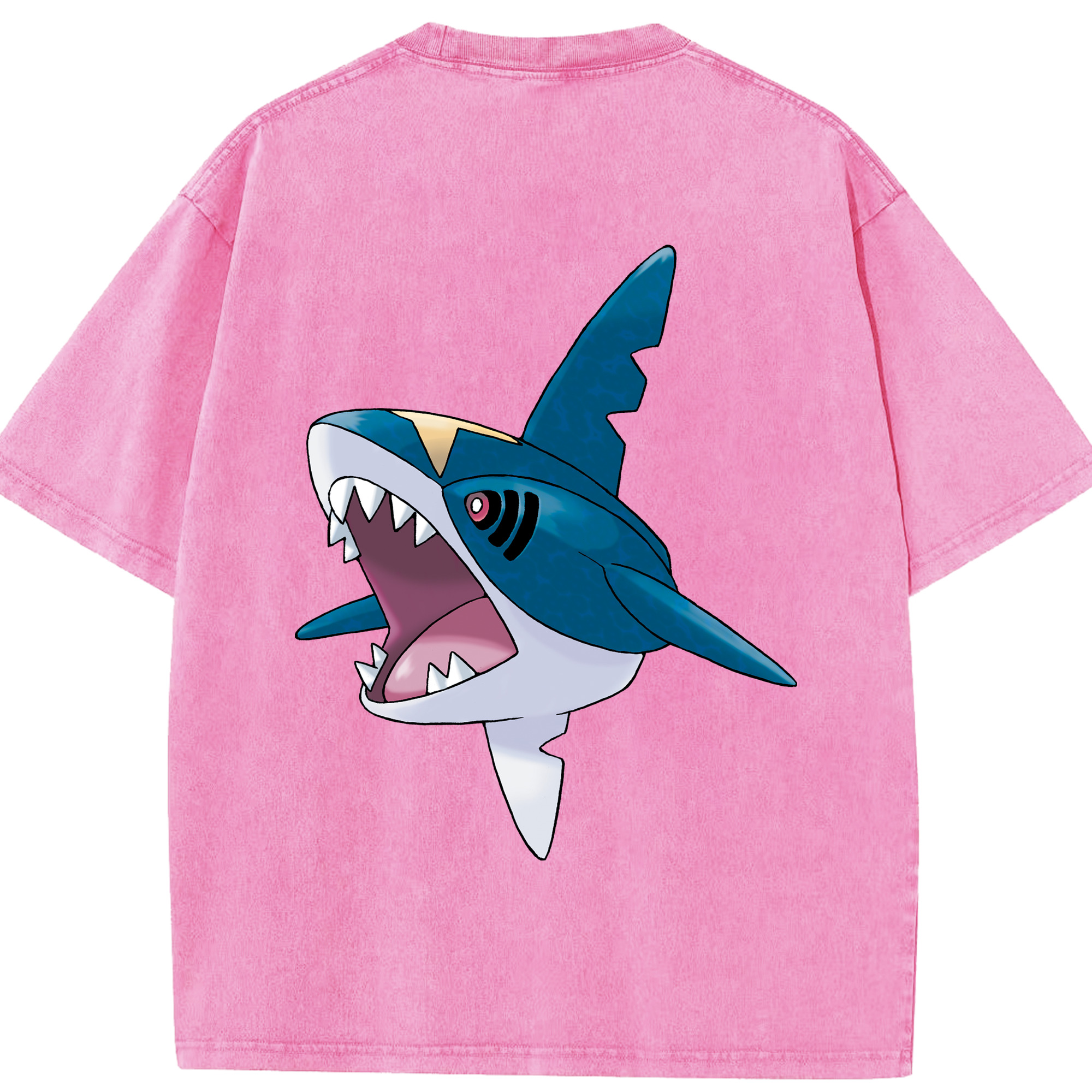 （画像用） ポケットモンスター Pokémon 綿100% ヴィンテージ風 半袖Tシャツ（背面プリント）